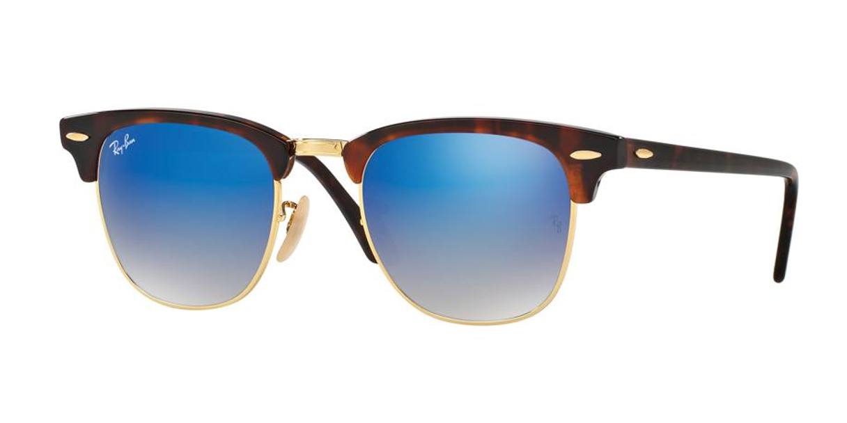 RAY-BAN occhiali con aste lenti flash sfumate € 159